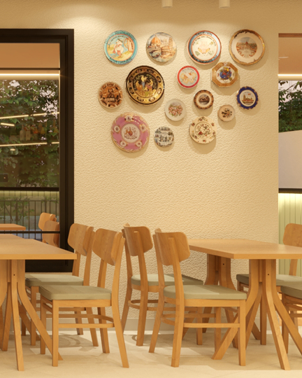Ambiente externo do Gran Storel