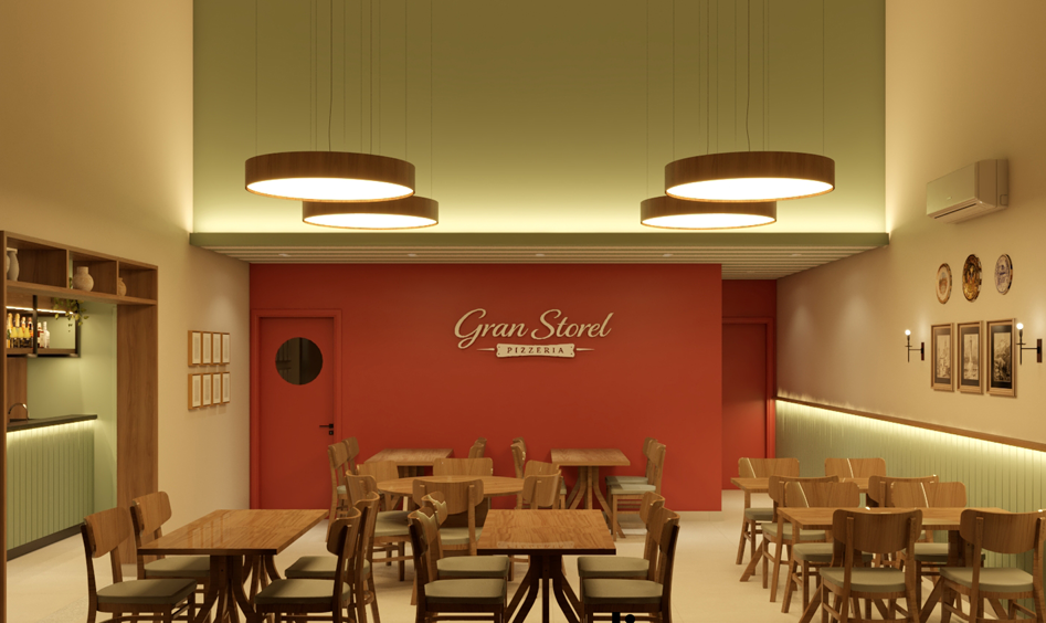 Ambiente interno do Gran Storel